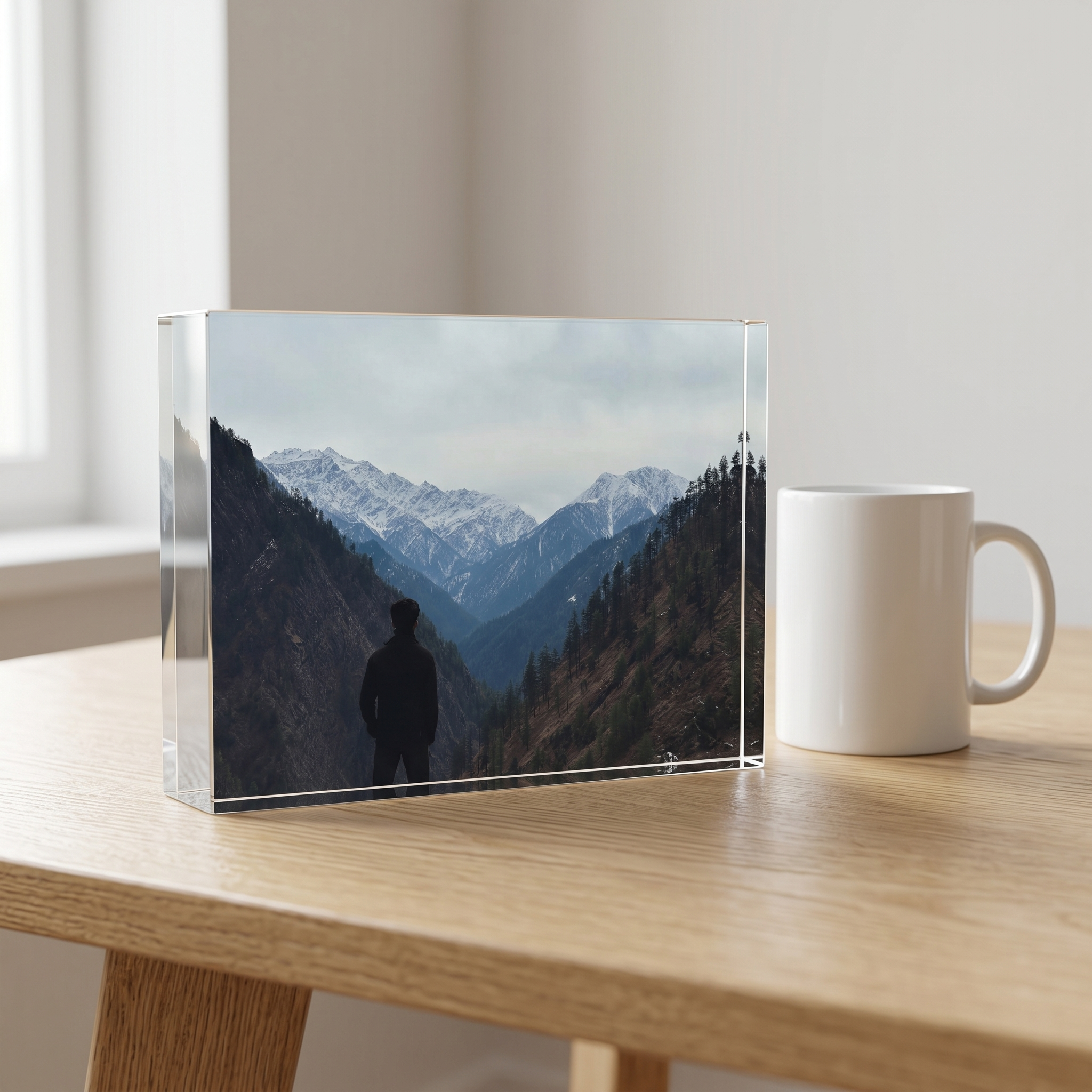 Size 4x6 Landscape — example render with mug for scale