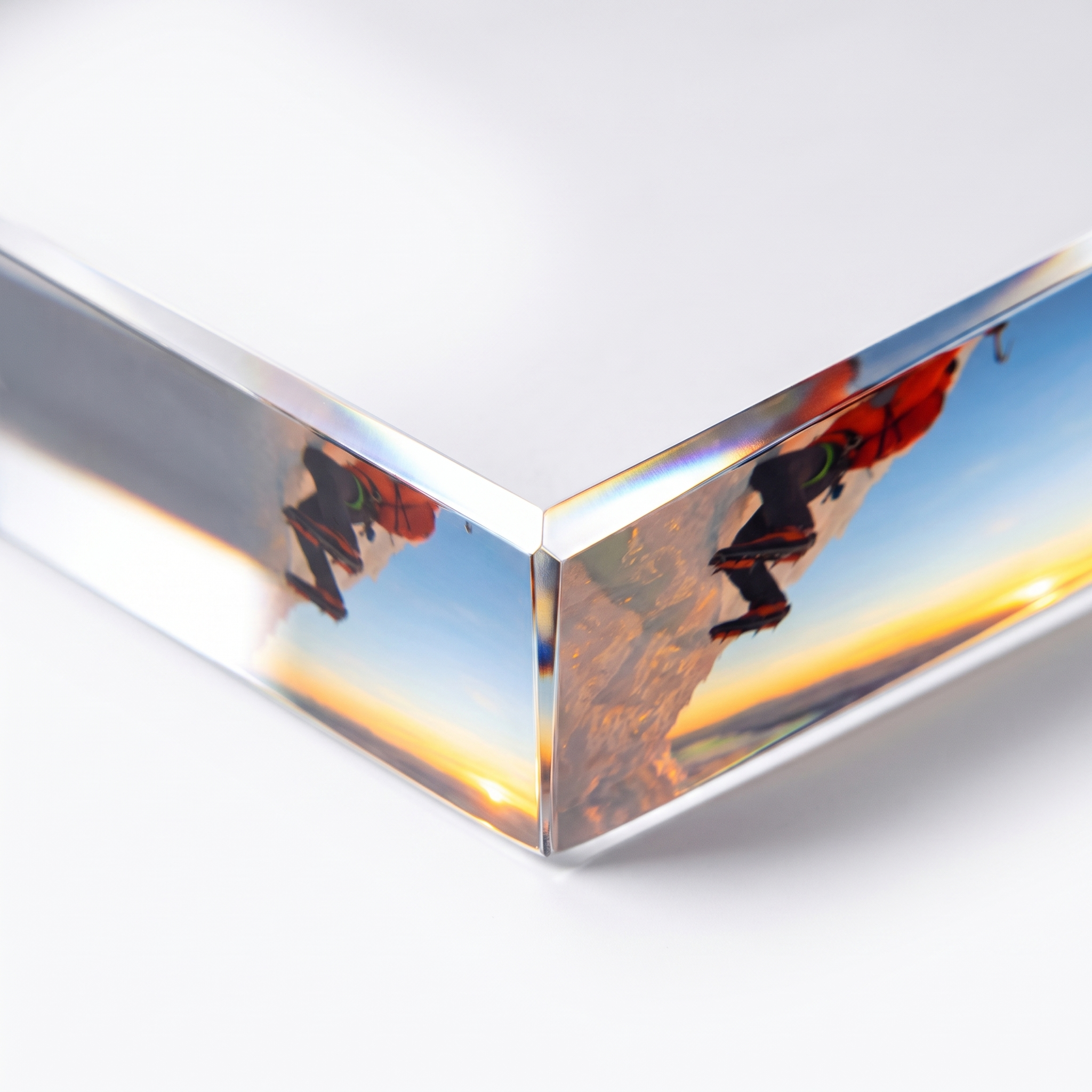 8x8 Square — diamond-polished edge macro, example